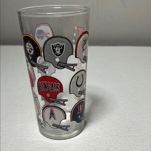 NFL Helmet Glass with Team Logos - Multi Color
